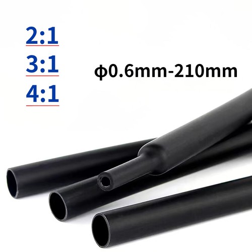 Tubo termoretraibile nero - termoretraibile,