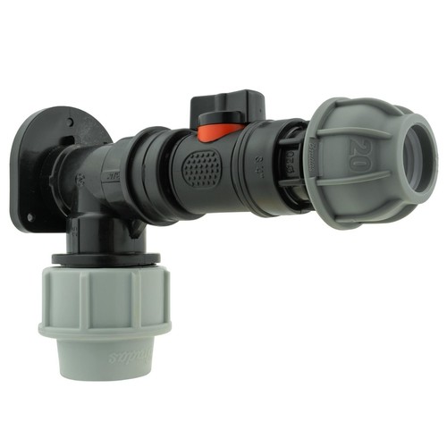 Kit piastra flangia - , parete