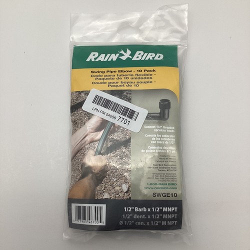 Rain bird barb 1 2 - 1/2", da
